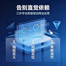 建华建站-告别直觉依赖：三步学会数据驱动网站运营