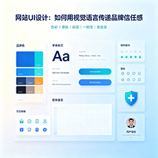 齐齐哈尔建站-网站UI设计：如何用视觉语言传递品牌信任感