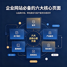 齐齐哈尔建站-企业网站必备的六大核心页面